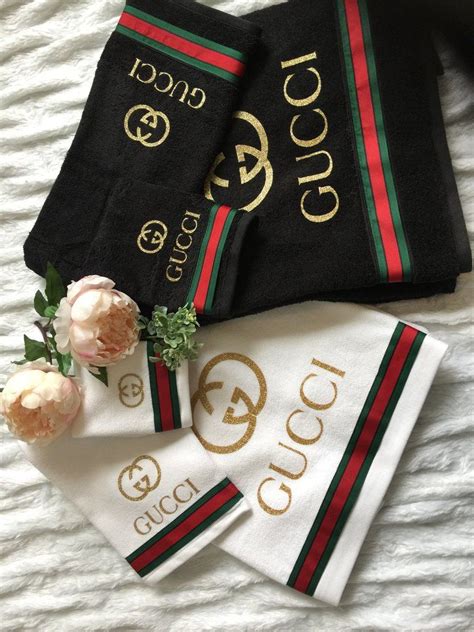 gucci large round trays|gucci bath towels and rugs.